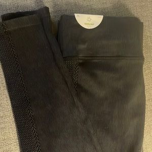 NWT Offline Aerie 7/8 Leggings XL - Gray Ribbed